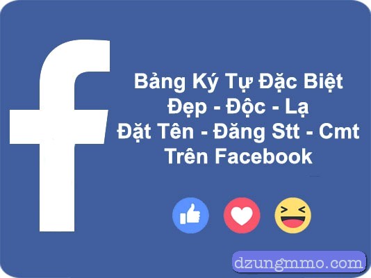 kí tự facebook đẹp