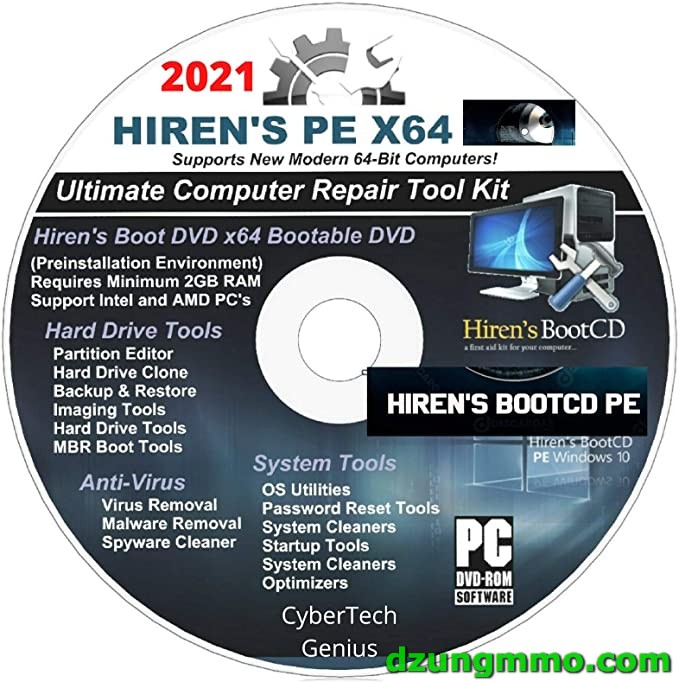 hirens boot cd iso 64 bit free